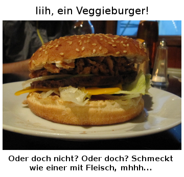 iiih ein veggieburger