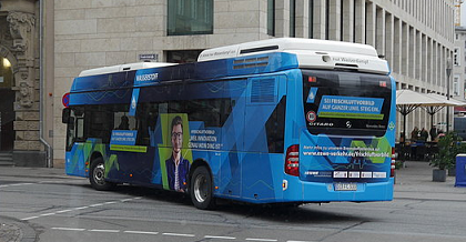 Wasserstoffbus in Wiesbaden